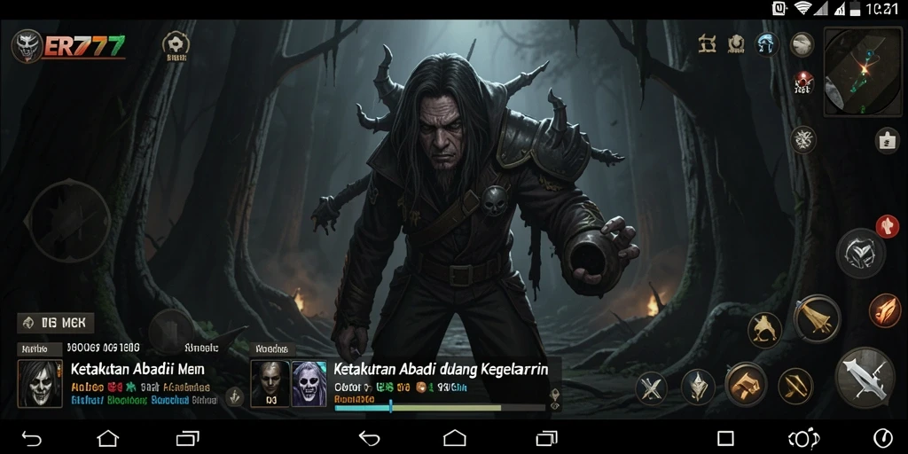 Screenshot yang menampilkan gameplay menakutkan di ER777.