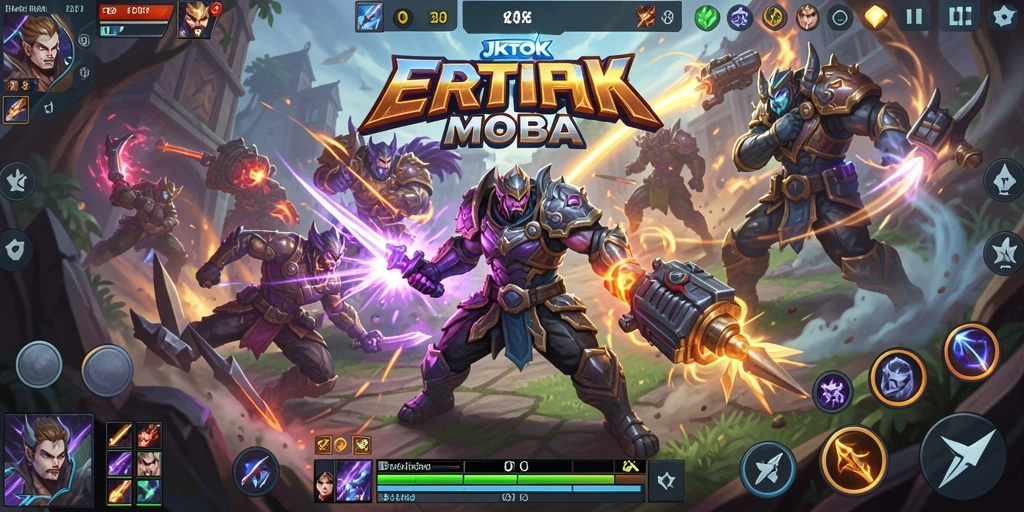 Tampilan gameplay seru dan menegangkan dalam JKTOK.