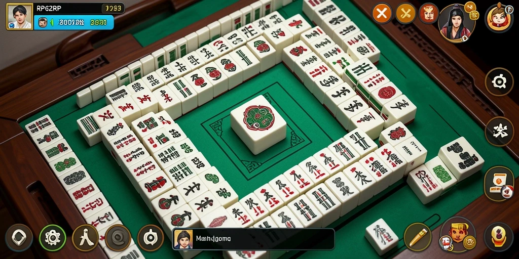 Screenshot gameplay Mahjong yang menarik dari RP62RP.