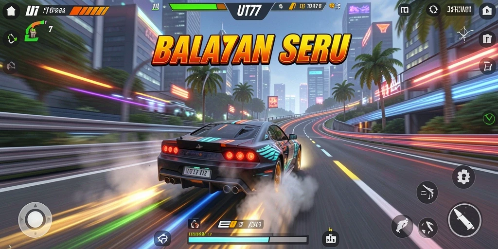 Tampilan gameplay UT77 yang mendebarkan dan realistis.